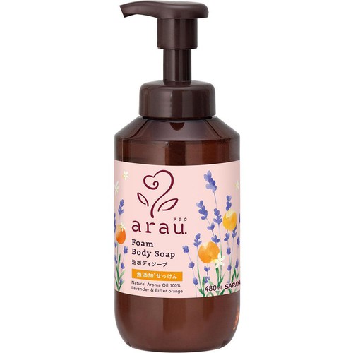 サラヤ アラウ泡ボディソープ本体 480ml