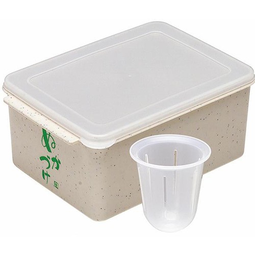 スケーター ぬか漬け用容器 水取り器付き 日本製 2.4L