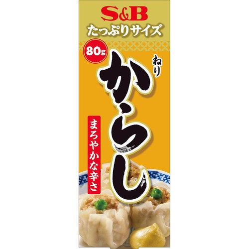エスビー食品 たっぷりサイズ ねりからし 80g