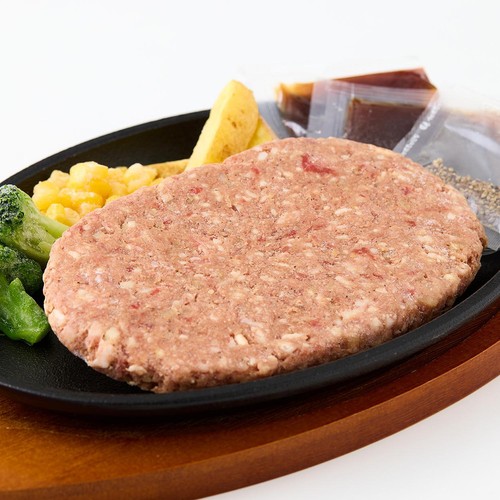 【冷凍】 ジョイフルのまさにお店のペッパーハンバーグ てりやきソース・ペッパー付き(加熱用) 1食(231g)