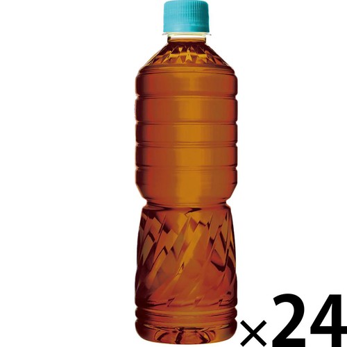 コカ・コーラ やかんの濃麦茶 ラベルレス  1ケース 600ml x 24本