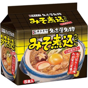 寿がきや みそ煮込うどん 5食パック 460g Green Beans | グリーン