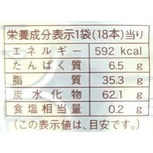 ジェーシーシー チョコスナック  18本入
