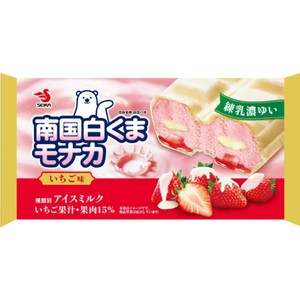 セイカ食品 南国しろくまモナカ いちご味 120ml Green Beans