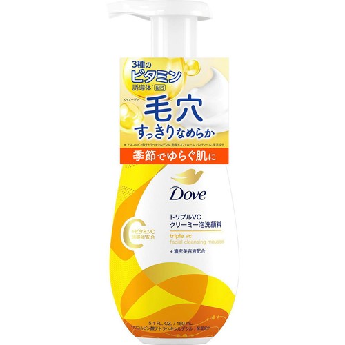 ユニリーバ・ジャパン ダヴ トリプルVC クリーミー泡洗顔料 150ml