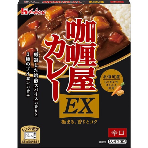 ハウス食品 カリー屋カレー EX 辛口 1人分 200g