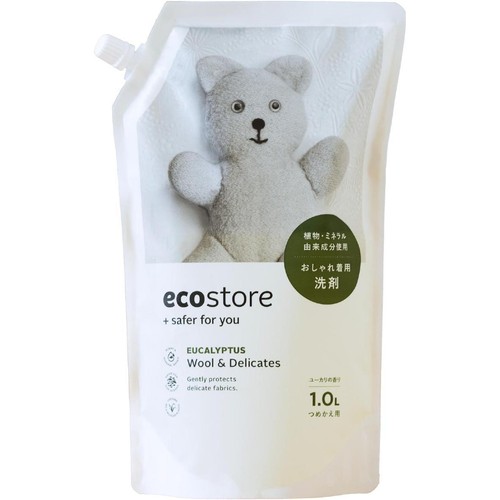 エコストア エコストア デリケート&ウールウォッシュ ユーカリ つめかえ用 1000mL