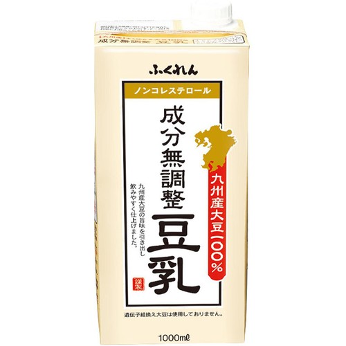 ふくれん 九州産大豆成分無調整豆乳 1000ml