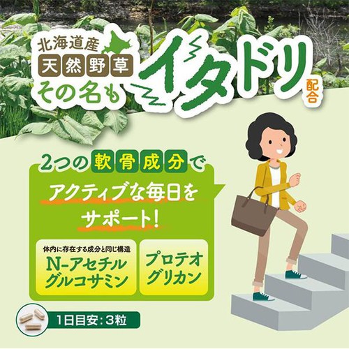 伊藤忠食品 楽楽イタドリ習慣 90粒