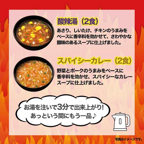 ひかり味噌 選べるスープ春雨スパイシーHOT 10食入