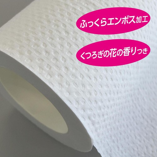 日本製紙クレシア スコッティフラワー 1.5倍長持ち トイレットロール ダブル 37.5m x 8ロール