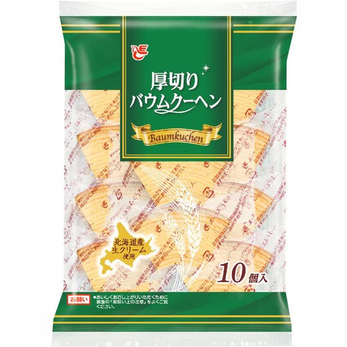 エースベーカリー 厚切りバウムクーヘン 10個入
