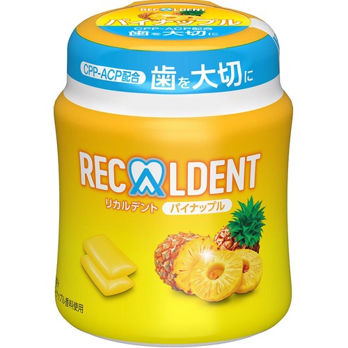 モンデリーズ リカルデント パイナップルガム ボトル 130g Green Beans