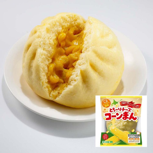 中華札幌 レンジで簡単!とろーりチーズコーンまん【冷凍】 1個入