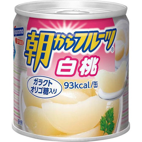 はごろも 朝からフルーツ白桃 190g