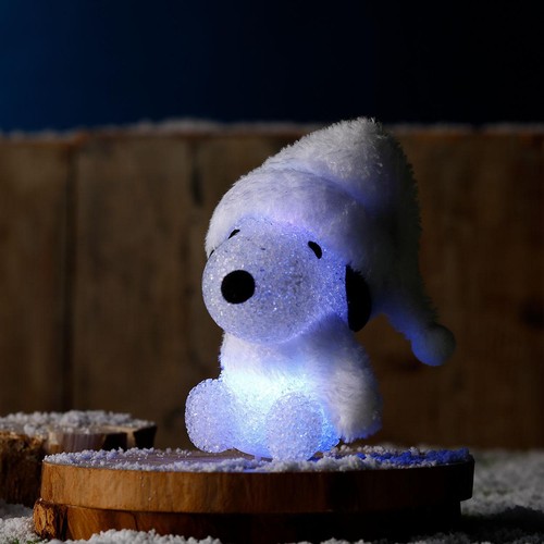 スヌーピーライト 高さ 約13cm ファーホワイト Green Beans | グリーン