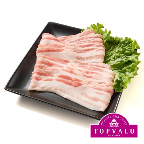 うまみ和豚 国産豚肉ばらうす切り 190g～290g 【冷蔵】トップバリュ