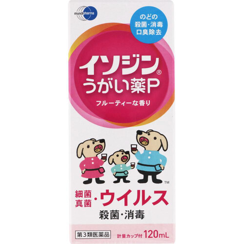 【第3類医薬品】イソジンうがい薬P 120mL