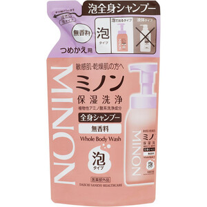 最終価格　新品　MINONミノン　全身シャンプー　液体　保湿ミルク　入浴剤 Amazon | ミノン全身シャンプーしっとりタイプ 本体ボトル 120mL