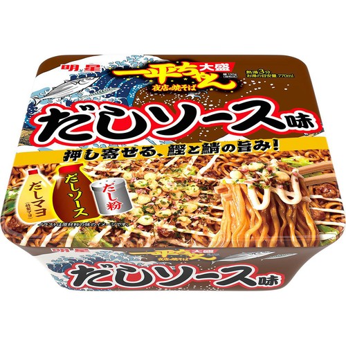 明星食品 明星一平ちゃん 大盛だしソース味 175g Green Beans