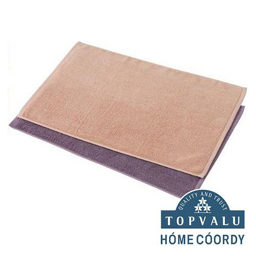 バスマット 2枚組 ピンク 40 x 60cm ホームコーディ Green Beans