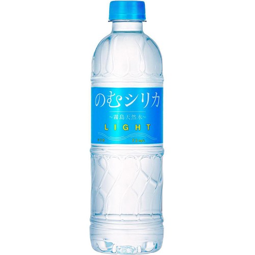 Qvou 霧島天然水のむシリカLIGHT 500ml Green Beans | グリーン