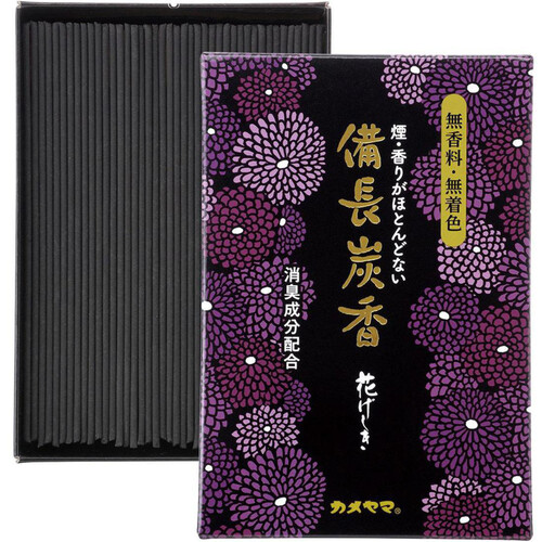 カメヤマ 花げしき 備長炭ミニ寸 50g