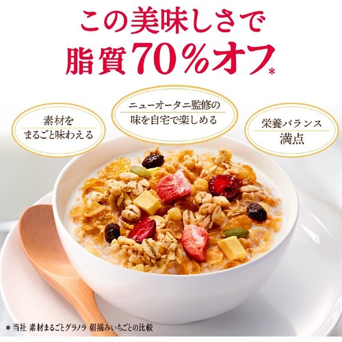 ケロッグ 素材まるごとグラノラ 脂質70%オフ 香るフルーツ 380g Green