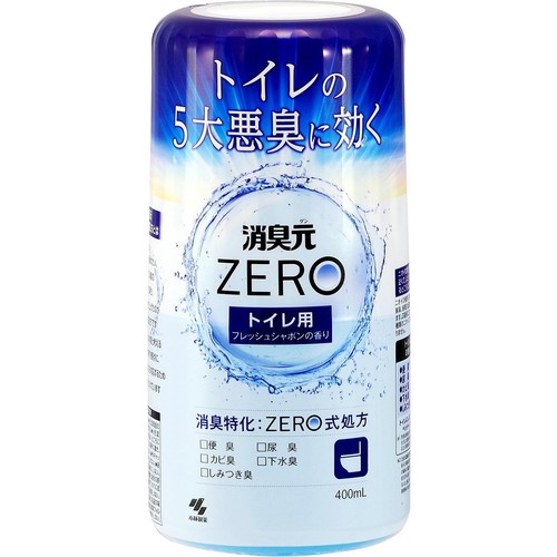 小林製薬 消臭元ZEROトイレ用 フレッシュシャボンの香り 400mL