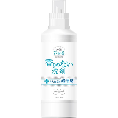 NSファーファ フリー& 超コンパクト液体洗剤 無香料 本体 500g