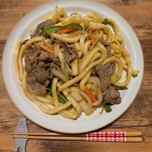 マルワ製麺 ジンギスカン うどん タレ付き 2人前