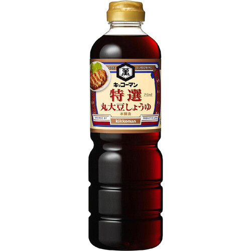 キッコーマン 特選丸大豆しょうゆ 750ml