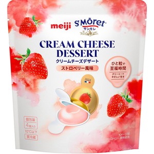 専用　ストロベリークリーム 明治 サンモレ クリームチーズデザート ストロベリー風味 80g(4