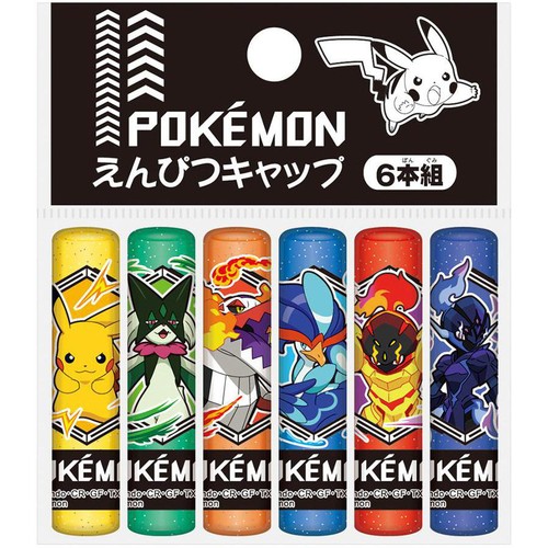 初期ポケモン　えんぴつキャップ ポケモン えんぴつキャップ 6本組 Green Beans | グリーン