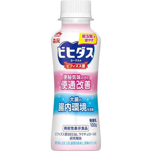 森永乳業 ビヒダスヨーグルト 便通改善 ドリンクタイプ 100g