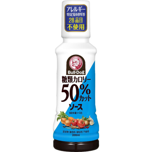 ブルドックソース 糖類カロリー50%カットソース 200ml Green Beans