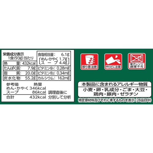 サンヨー食品 サッポロ一番 ご当地熱愛麺 坂内食堂 喜多方本店監修 中華そば 93g