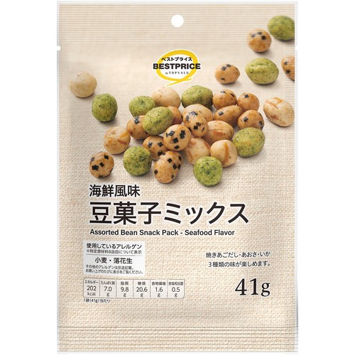 海鮮風味 豆菓子ミックス 41g トップバリュベストプライス
