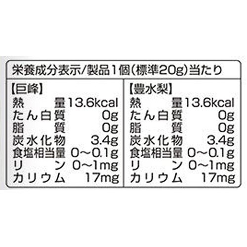 オリヒロ ぷるんと蒟蒻ゼリー パウチ 巨峰 + 豊水梨 12個入