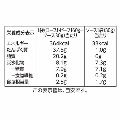 手仕込みローストビーフシルキーカット 190g 【冷蔵】トップバリュ