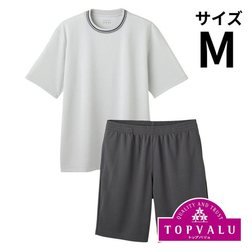 PEACE FIT(ピースフィット) COOL メッシュルームセット 紳士 グレー M トップバリュ