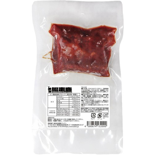 ペット用】 国泰ジャパン エゾ鹿赤身肉ブロック【冷凍】 100g Green