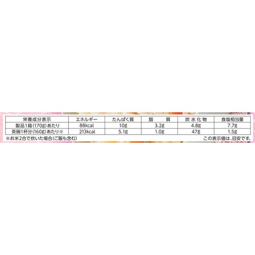 丸美屋 期間限定 鯛釜めしの素 2合用 2～3人前(170g)