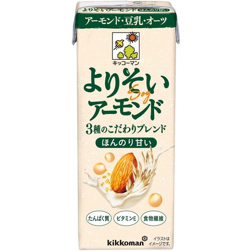 キッコーマン よりそいアーモンド ほんのり甘い 200ml