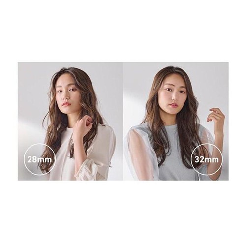 Micola(ミコラ) カールヘアアイロン28mm セラミックコーティング オフホワイト HIRMC101W