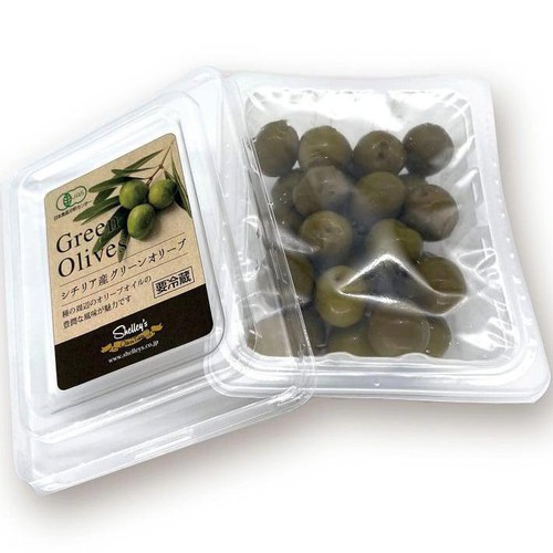 シェリーズ BIO種付きグリーンオリーブ 150g