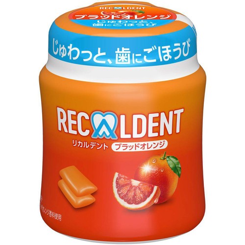 リカルデントガム モンデリーズ リカルデント ブラッドオレンジガム ボトル 130g Green