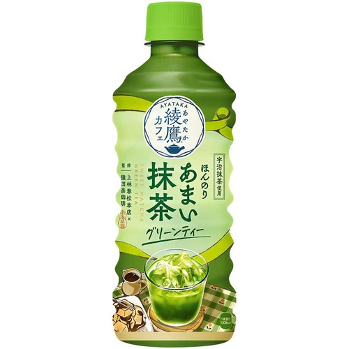 コカ・コーラ 綾鷹カフェ ほんのりあまい抹茶グリーンティー 440ml