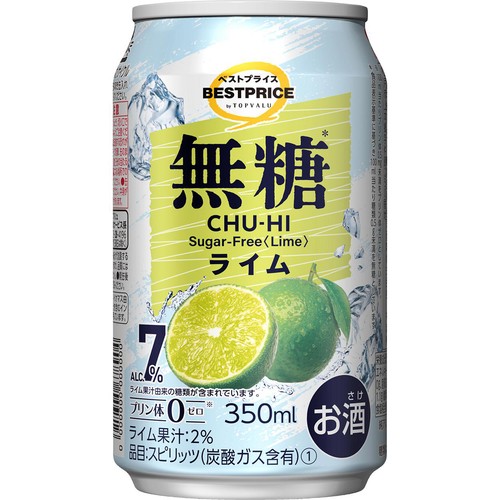 無糖ライム 350ml トップバリュベストプライス