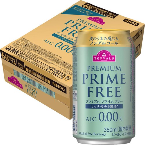 プレミアムプライムフリー 1ケース 350ml x 24本 トップバリュ